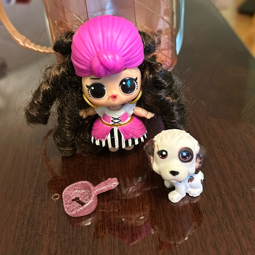 Pirate LOL doll with accessories and carrying case